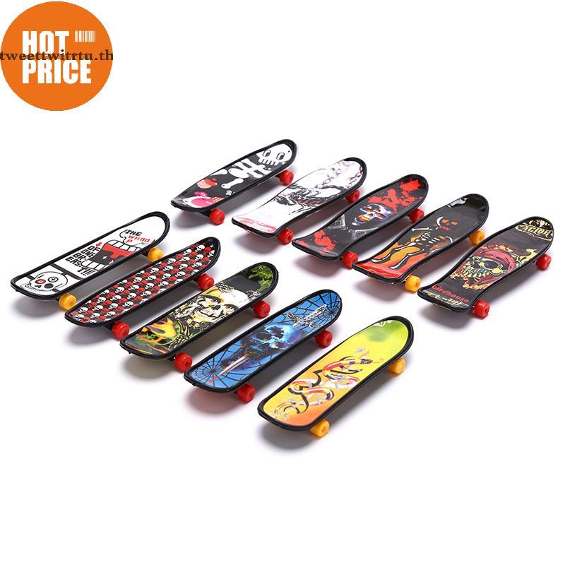 TRTU พลาสติก Mini สเก็ตสเก็ตบอร์ด Fingerboard ของเล่นแปลกใหม่สําหรับของขวัญเด็ก TH