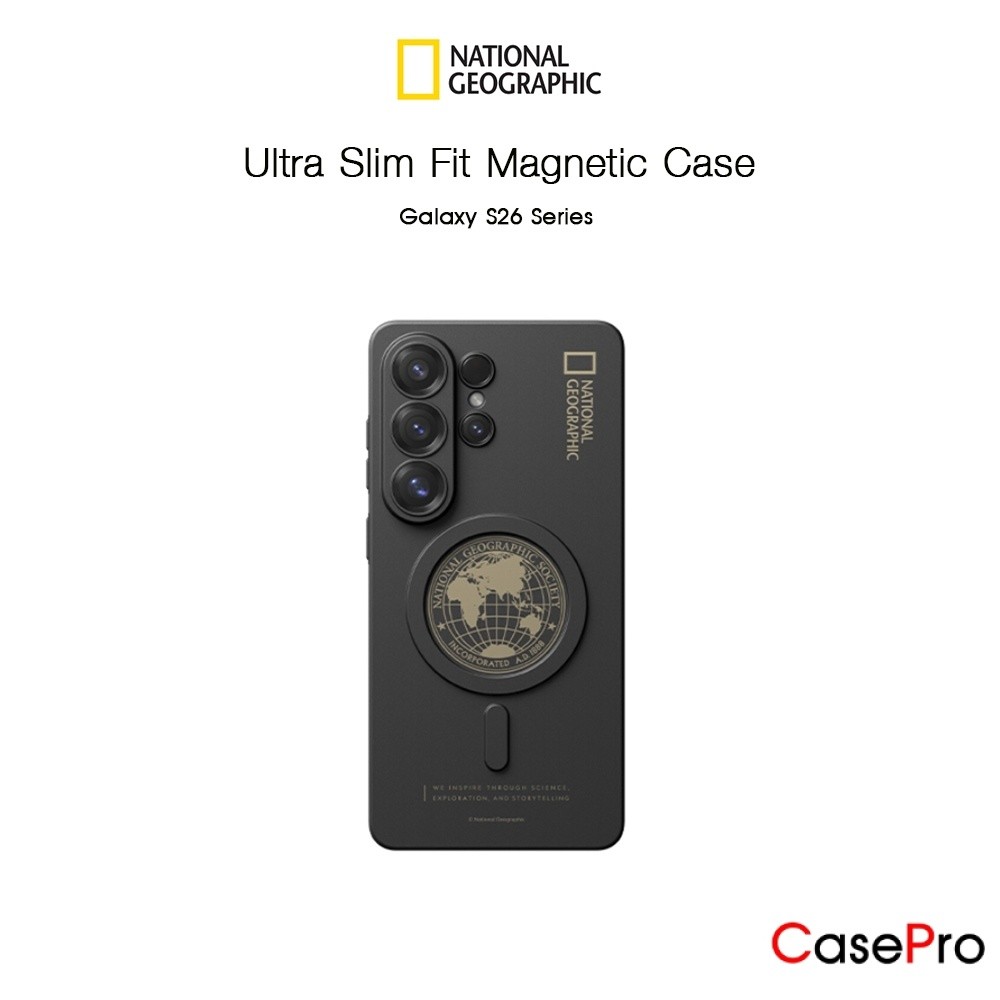 NATIONAL GEOGRAPHIC Ultra Slim Fit Case เคสกันกระแทกเกรดพรีเมี่ยม เคสสำหรับ Galaxy S26/S26Plus/S26Ultra