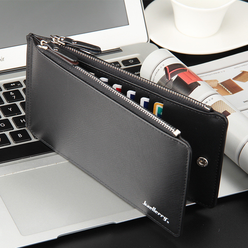 Card Men Ready Stock Wallet Style Bag Ready Stock Card Slot Holder Men Simple Credit Card Multi-Long
