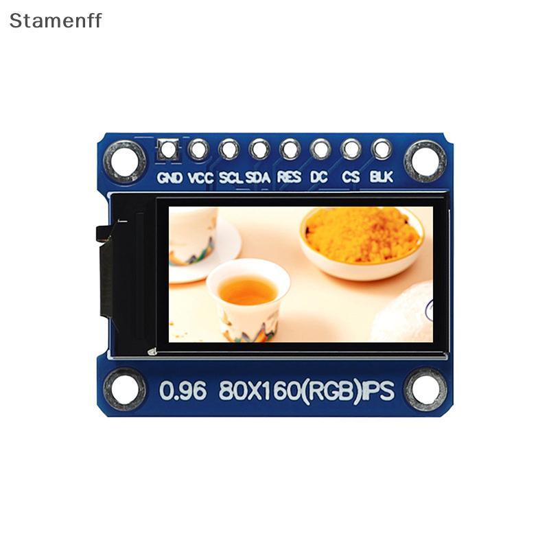0.96 นิ้วจอแสดงผล IPS โมดูล OLED สําหรับ 80*160 65K สีสัน RGB TFT LCD Board ST7735 ST7735 DIY