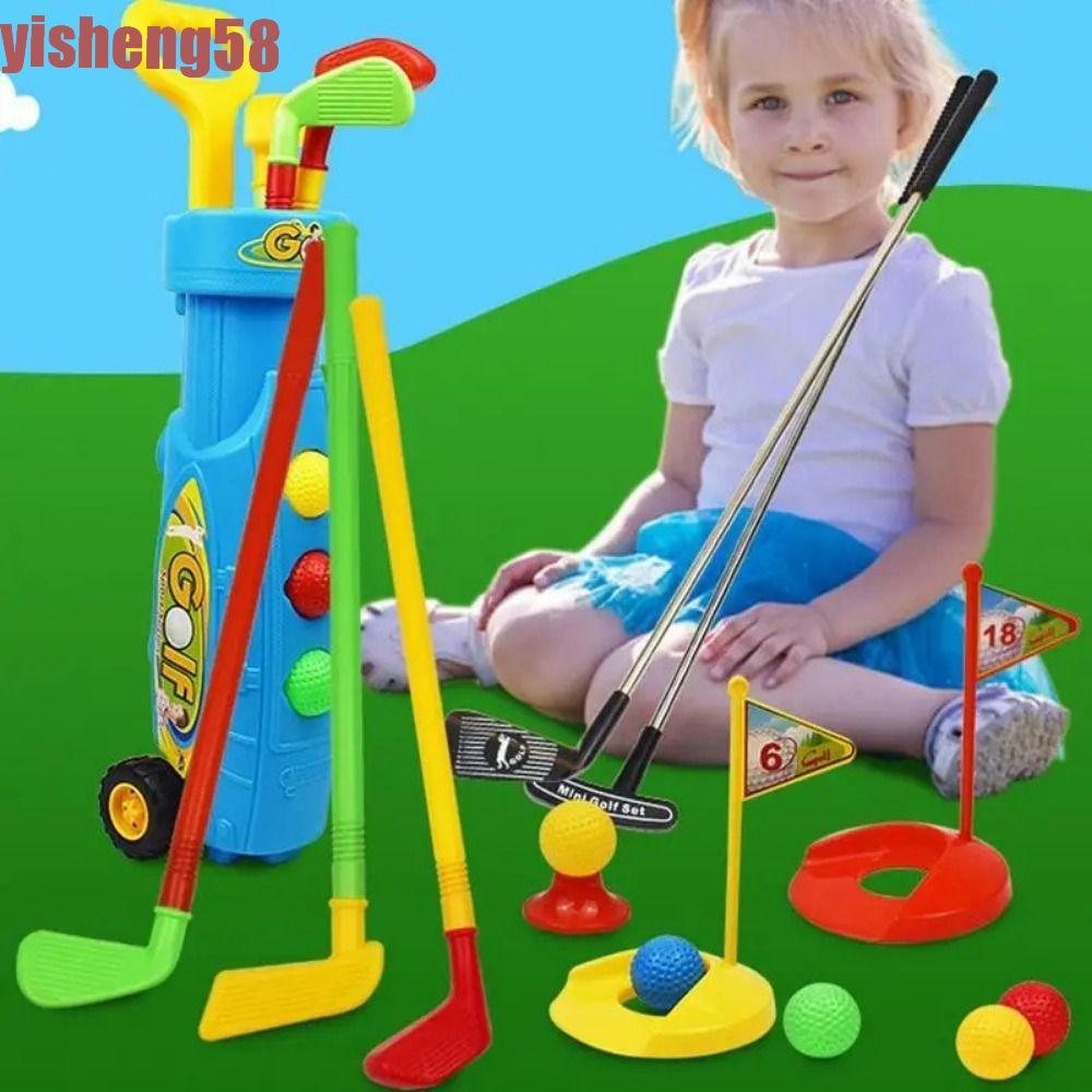 FABLE Golf Game Mini Set, Sports Toys Casual Clubs Equipment Portable สําหรับเด็ก