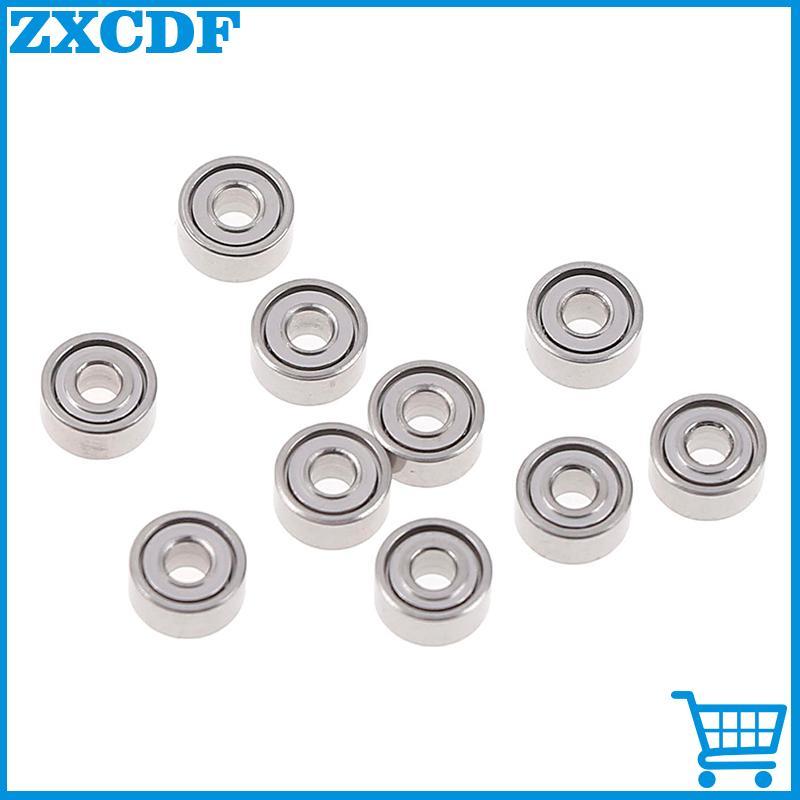 ZXCDF 10 ชิ้น 681XZZ 1.5x4x2 มิลลิเมตรเปิดแบริ่งขนาดเล็ก ball mini hand bearing spinner ใหม่