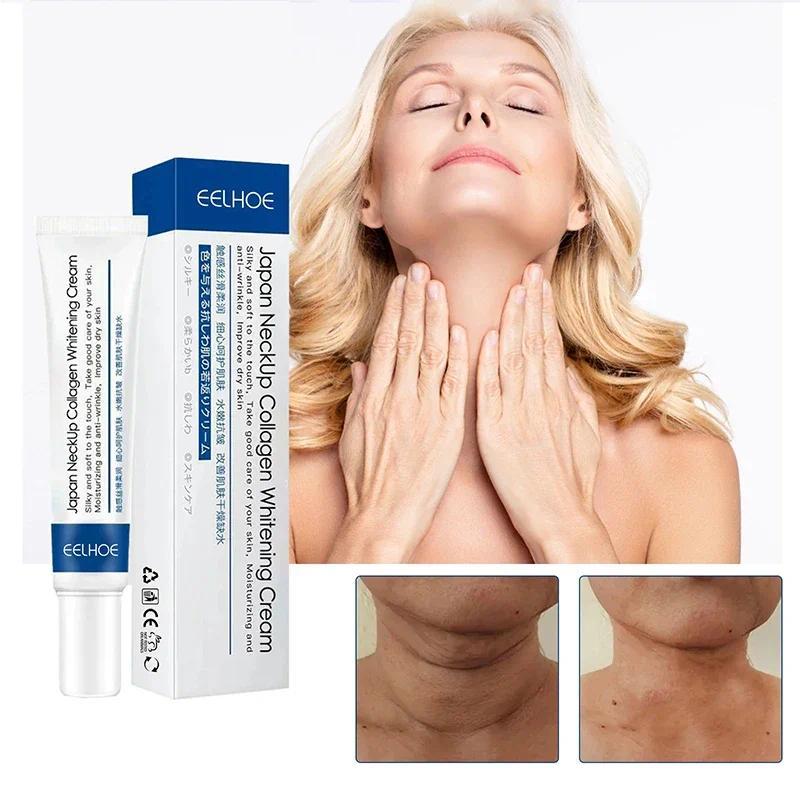 Eelhoe Collagen Neck Cream Anti-aging Whitening Moisturizing กระชับยกสําหรับคอลดคางคู่ Fine Line Ski