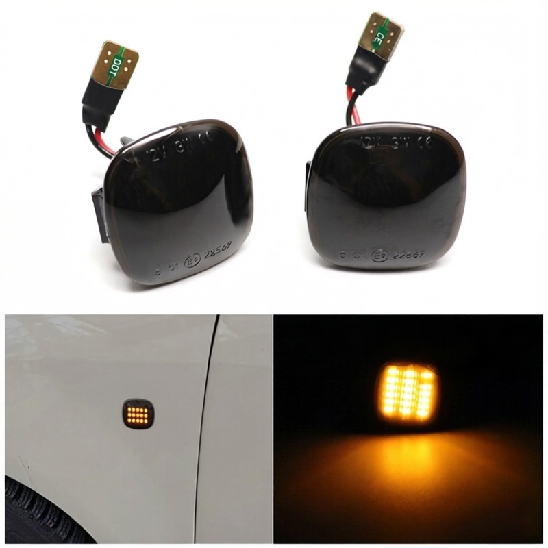 Sup Direct Fit LED Side Markers สําหรับรถยนต์ยุโรป 3600K อุณหภูมิสี 2 ชิ้น