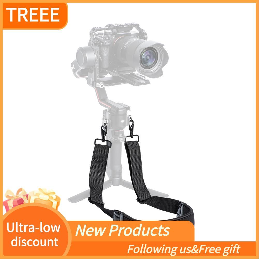 Treee Treee Gimbal Stabilizer สายคล้องคอนุ่มไหล่ปรับได้สำหรับ DJI Ronin RS 3/ 3 Pro/MINI อุปกรณ์เสริ