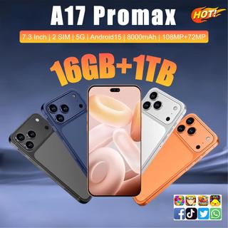 8000mAh HP Android 5G 1TB 16GB 7.3 Inch Skrin Penuh Dual SIM Fast Charging Ready Stock