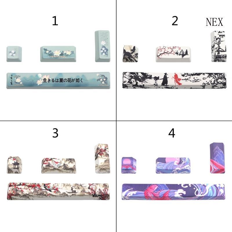 NEX PBT OEM Profile Keycaps สําหรับคีย์บอร์ดเชิงกลอวกาศใส่กุญแจสี ESC