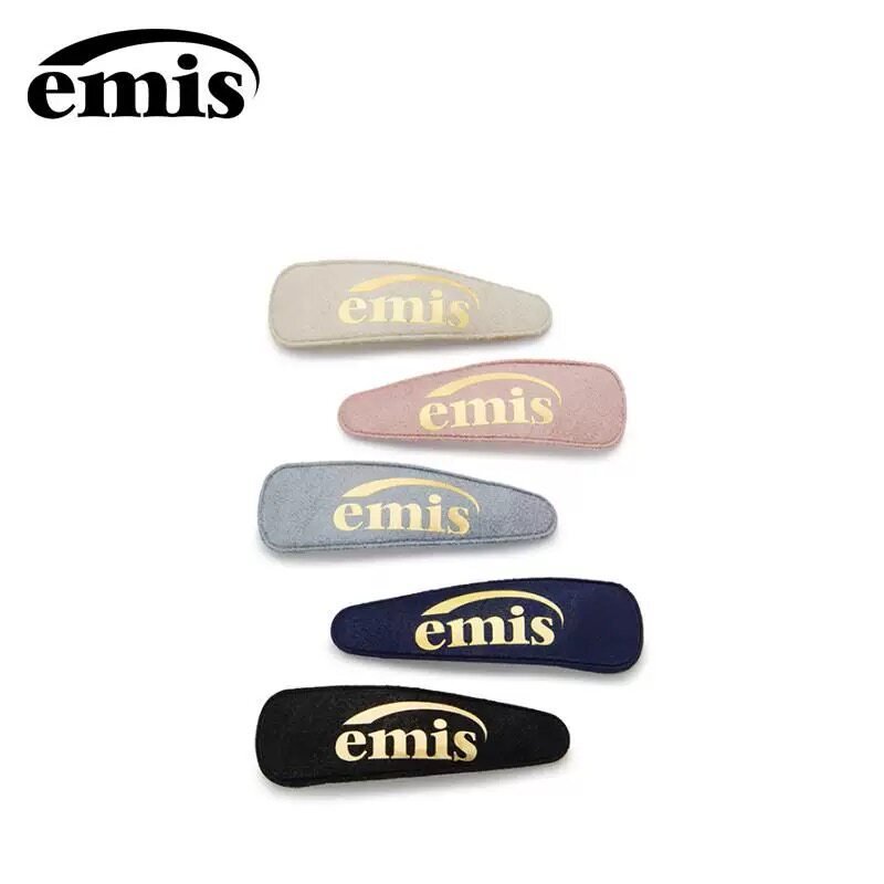2025 New Korean Emis Hair Clip, Jung Soo-jung & Kim Tae-yeon Style, Korean Side Hair Clip with Lettering, Bangs Clip