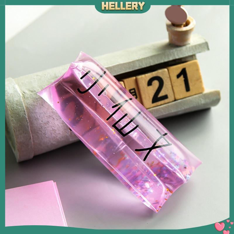 [HelleryTH] Water Wigglers Glitter ตกแต่งลื่น Squishy Wiggler Tube Tricky Water Snake Fidget ของเล่น