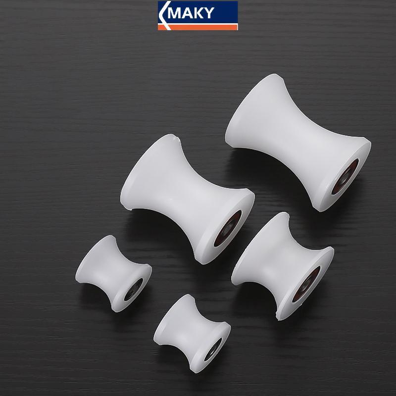 MAKY 1 ชิ้นไนลอน U-ร่องแบริ่ง Roller Tra ล้อท่องเที่ยว Roller สนับสนุน Roller หน้าต่างบานเลื่อนประตู