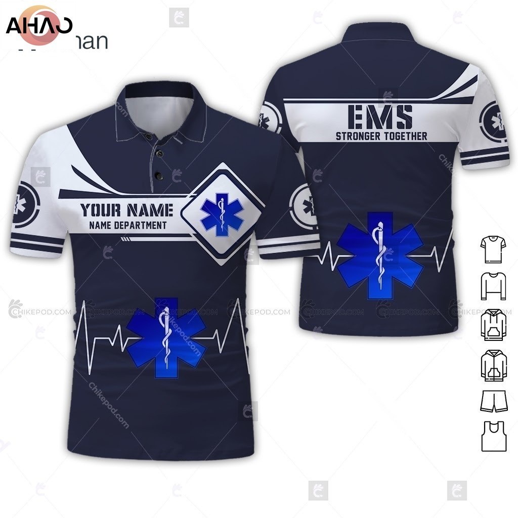 เสื้อโปโลพิมพ์ลาย EMS 3D CM672 3D