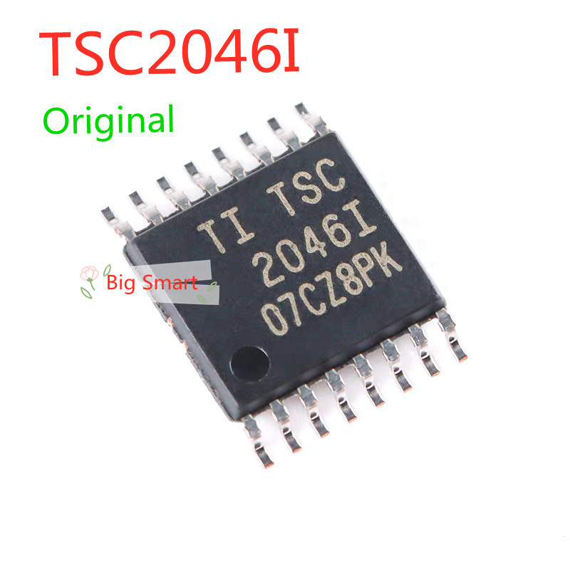 1 PC TSC2046I Original TSC2046IPWR TSSOP-16 TSC 2046I 4 สาย micro touch screen controller IC ชิป