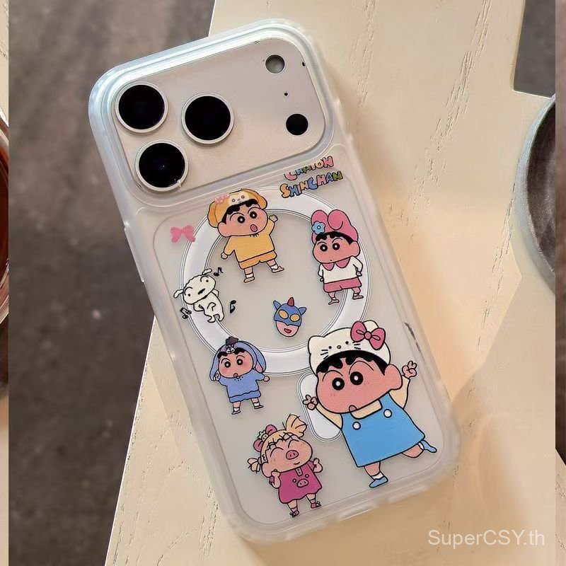 เคสโทรศัพท์เหมาะสําหรับiPhone 7 8 X XS XR XSMAX 11 12 13 14 15 16 17 Pro max Plus Air Crayon Shin-Ch