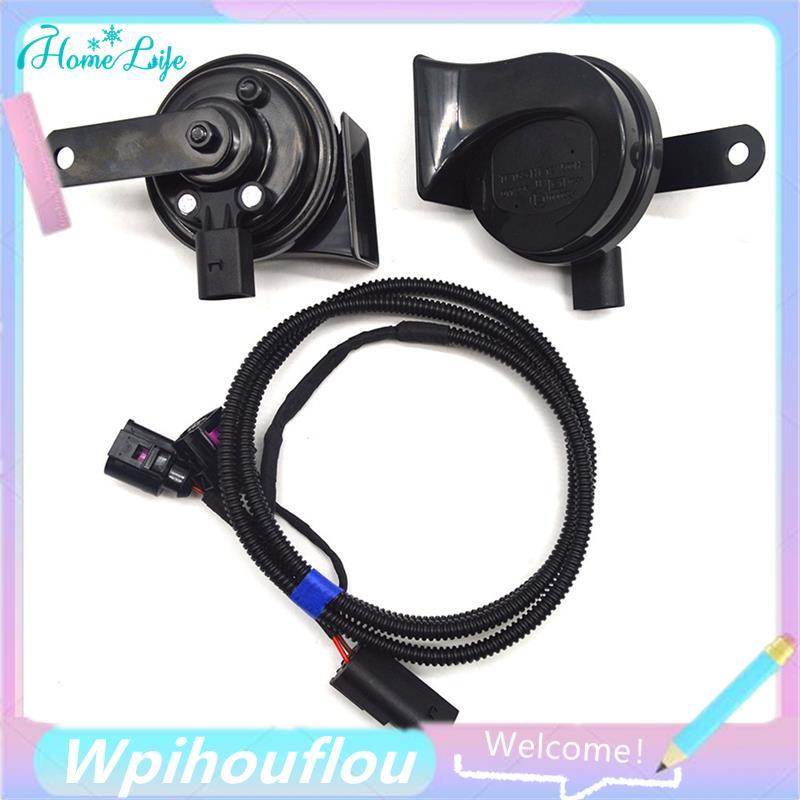 [HoME&life] รถ 12V กันน้ําสูง/ต่ํา Dual Tone Horn Kit Golf B8 ID3 ID4 ID6 รถอุปกรณ์เสริม Snail Horn
