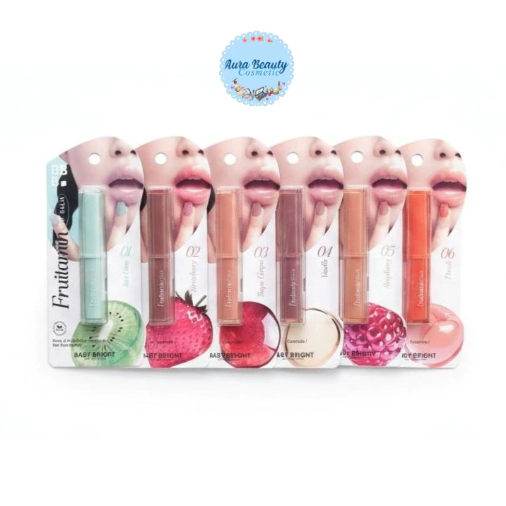 Baby Bright Fruitamin Lip Balm ฟรุตตามินลิปบาล์ม 1.5g.