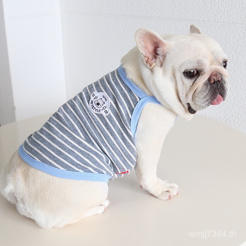 Retro Bulldog Gene Garfield Panda Sling เสื้อผ้าร้อยสัตว์เลี้ยงสไตล์ Insen Fat Brother Ke WT0A