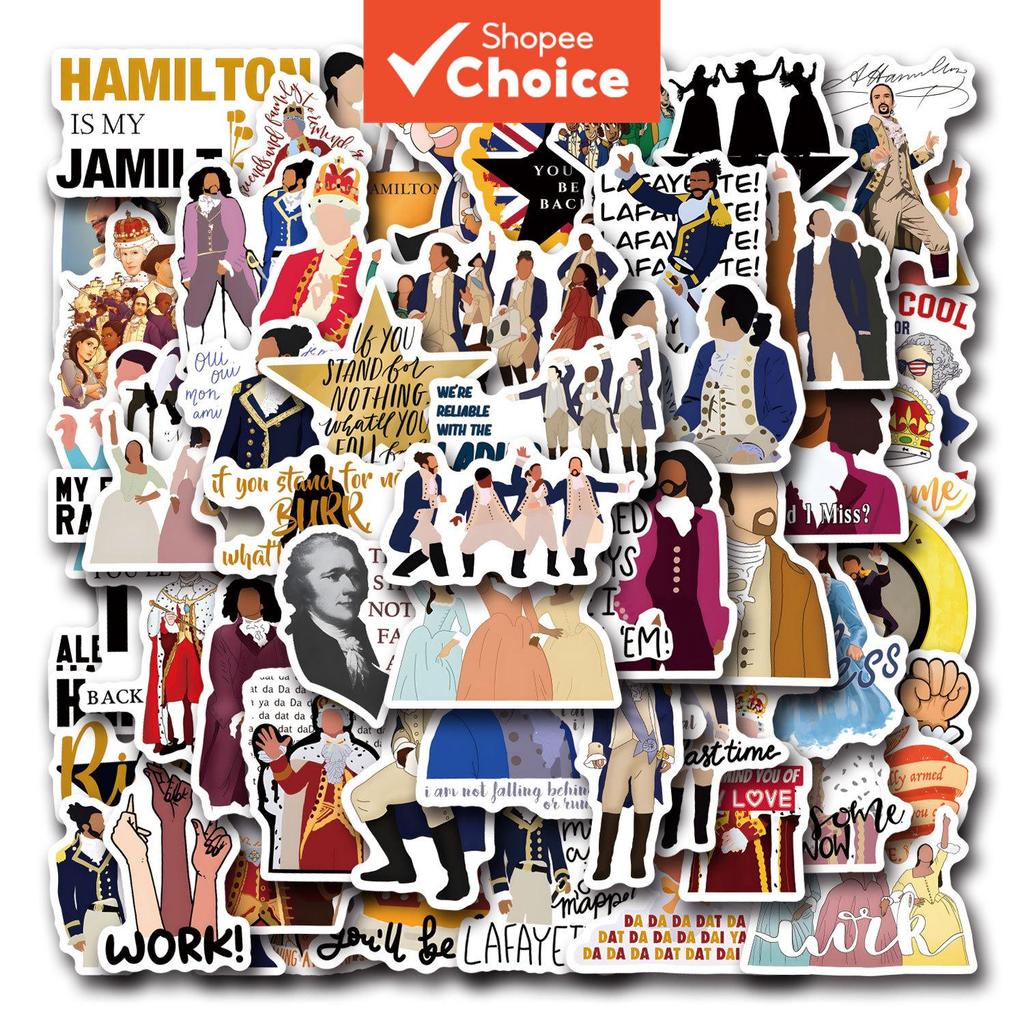 สติกเกอร์ Hamilton Musical Broadway 275 ชิ้น สําหรับตกแต่งการ์ดเวอร์ส แล็ปท็อป ไปรษณียบัตร โทรศัพท์ สเก็ตบอร์ด กระเป๋าเดินทาง สมุดภาพ มอเตอร์ไซค์ อุปกรณ์งานปาร์ตี้ ดีไซน์น่ารัก