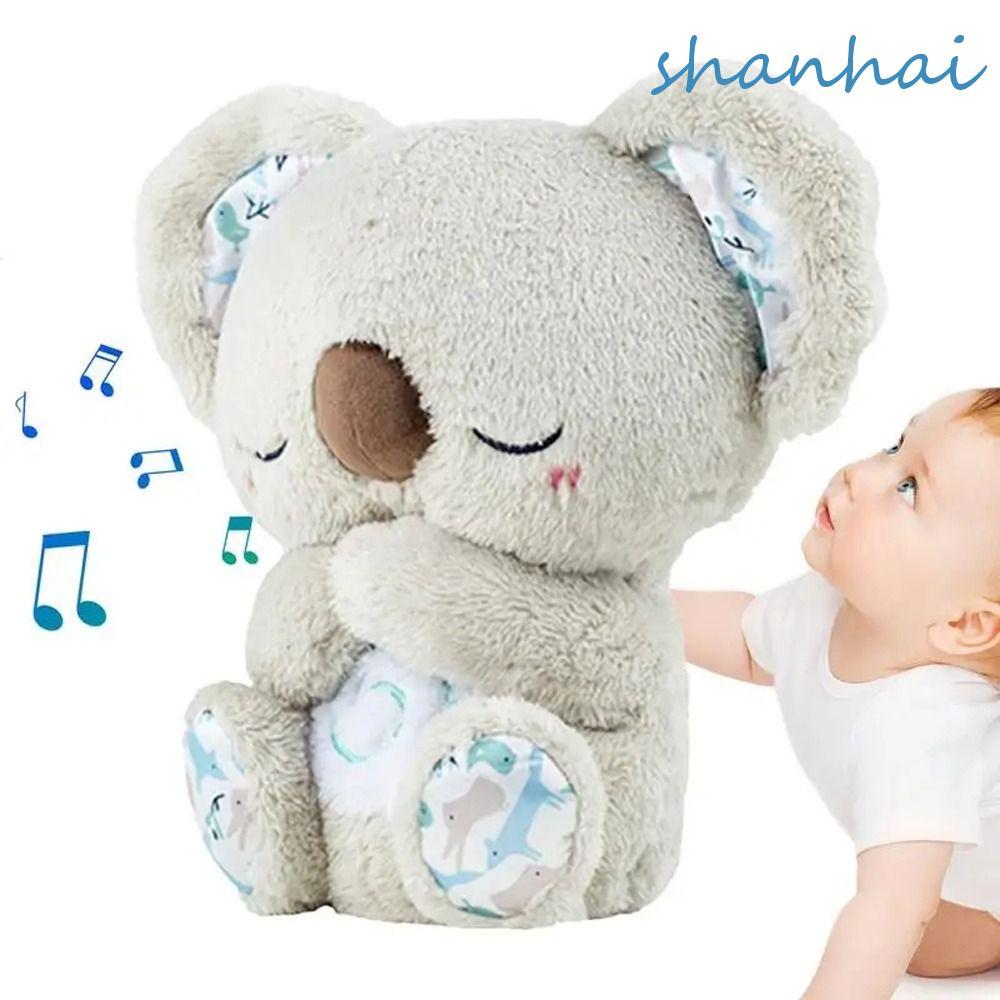 SHANHAI Koala Relief, Soothing สบายหายใจ Koala, Rhythmic ตุ๊กตาตุ๊กตาแสงเสียง Sensory Koala Musical 