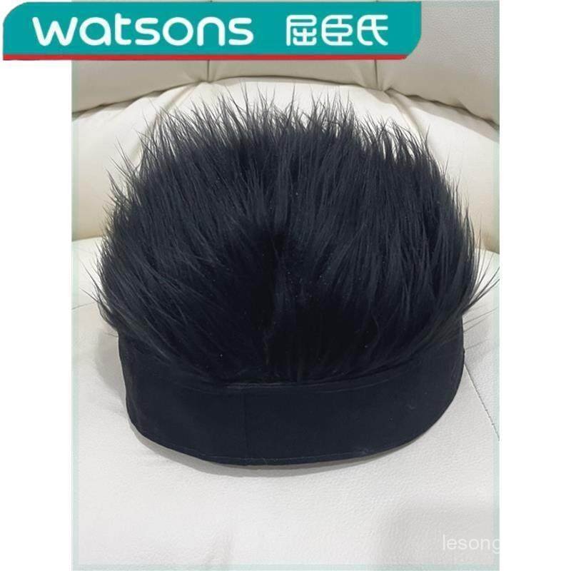 Watsons วิกผมหมวกผู้ชายหนึ่งแฟชั่นฤดูร้อนสวมใส่ผมสั้นเต็มหมวกผู้ชาย Street Hip Hop หัวผู้ชาย 2O8Z