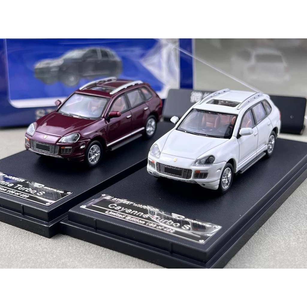 [ใหม่ในเดือนพฤษภาคม] พร้อมส่ง โมเดลรถโลหะผสม Porsche Cayenne 957 Turbo S