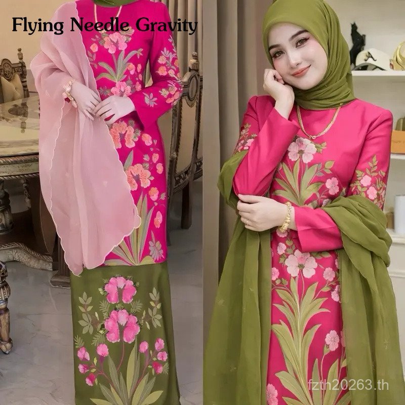 เสื้อผ้า Eid al-Fitr 2026 ลําลองมีสไตล์ เครื่องแต่งกาย Eid al-Fitr สไตล์มุสลิมเรียบหรู ผ้าใส่สบาย (ไม่รวมผ้าพันคอ)