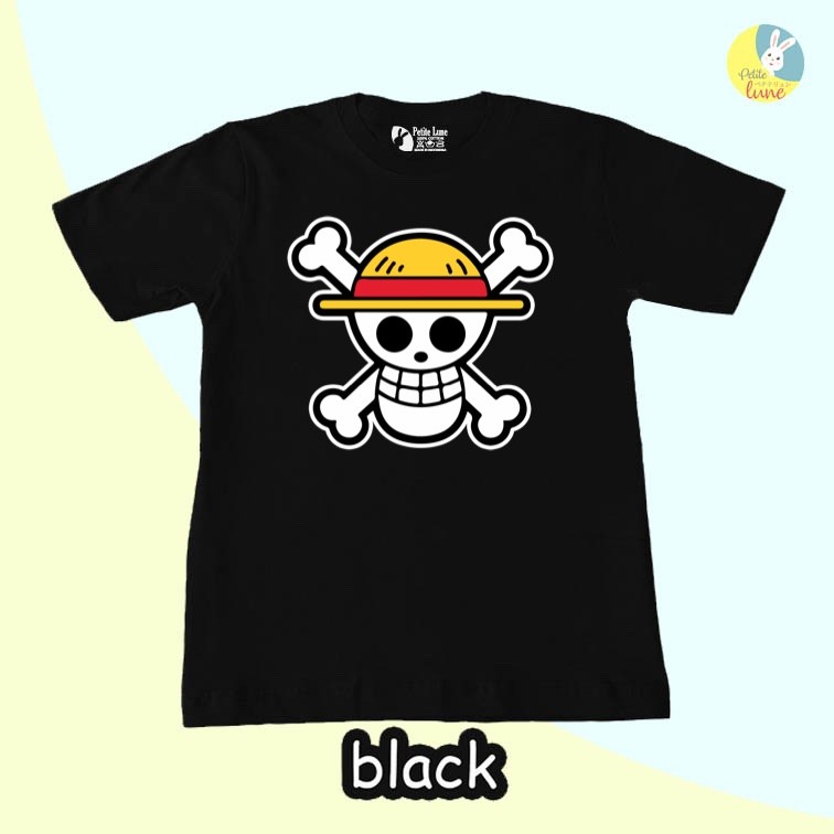 KATUN One P1ece OP02 Luffy Sanji Zoro Nami เสื้อยืดเด็กอายุ 1-12 ปีผ้าฝ้ายหวี 30s แขนสั้น UNISEX นํา