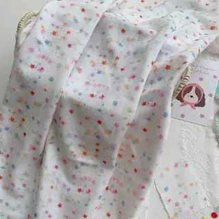 สีสัน Gypsophila ผ้าทรายสองชั้นเสื้อผ้าเสื้อผ้าหน้าแรกอุปกรณ์เสริมผมกระเป๋าแหวนผม Handmade diy ผ้า