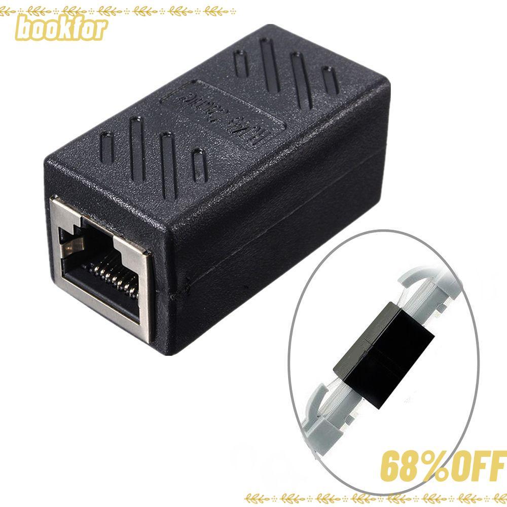 BOOKFOR RJ45 Converter Female To Female Professional Connector LAN Adapter