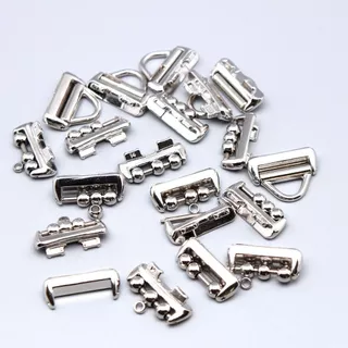 1 คู่ DIY ลูกปัดตัวเชื่อมต่อสําหรับ Huawei Band 11 /11pro 10 9 8 nfc อะแดปเตอร์โลหะ Connector Watchband Linker