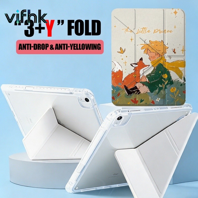 TRI Trifold + Y-Type Design, เคส Infinix TECNO คุณภาพดีที่สุด, เข้ากันได้กับ Infinix XPAD 11", Littl