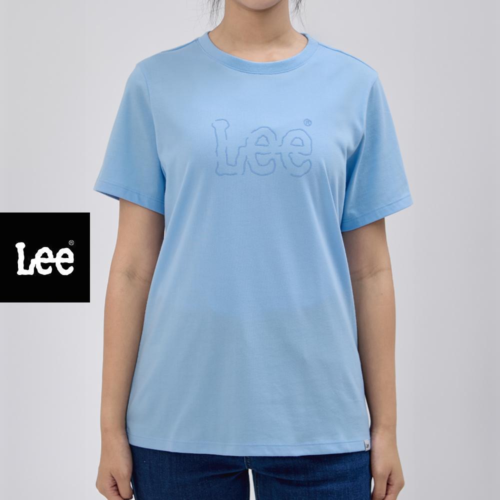 LEE เสื้อยืดแขนสั้นผู้หญิง รุ่น LE F125WTSSF13 สีฟ้า – โปรปัง