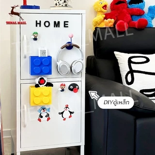 ใหม่ Magnetic Wall-Edge Kitchen Straw Cling Film Storage Box ตู้เย็นด้านข้าง