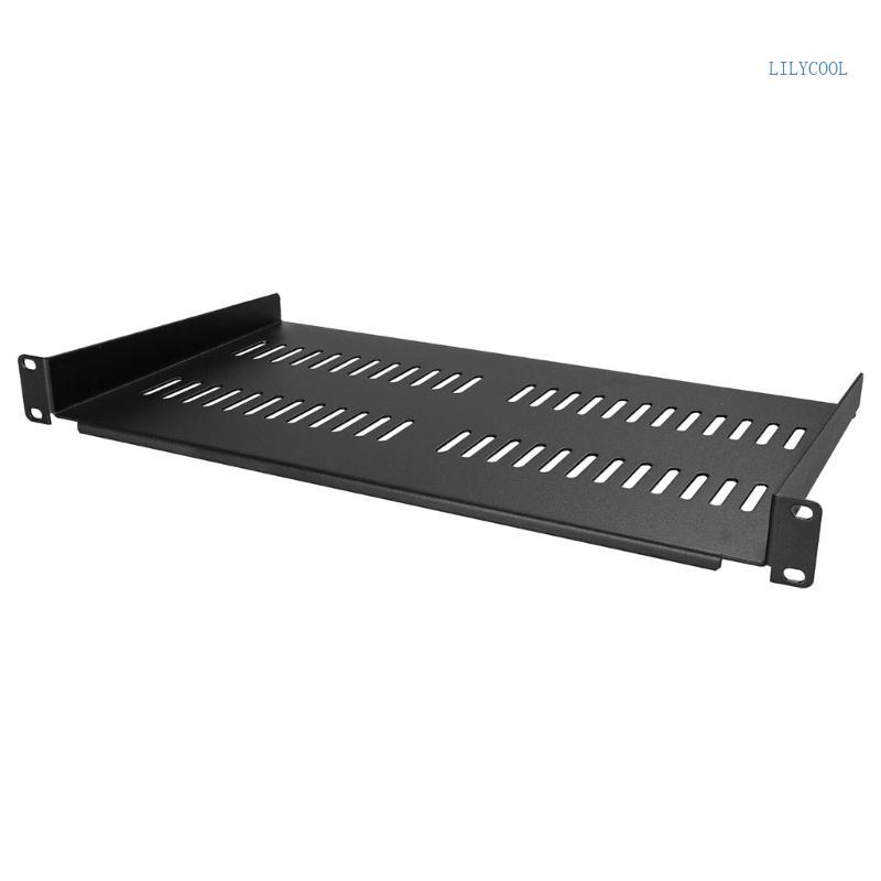 CH 1U Server Rack Shelf Universal Vented Rack Mount Cantilever ถาดสําหรับ 19 ตู้