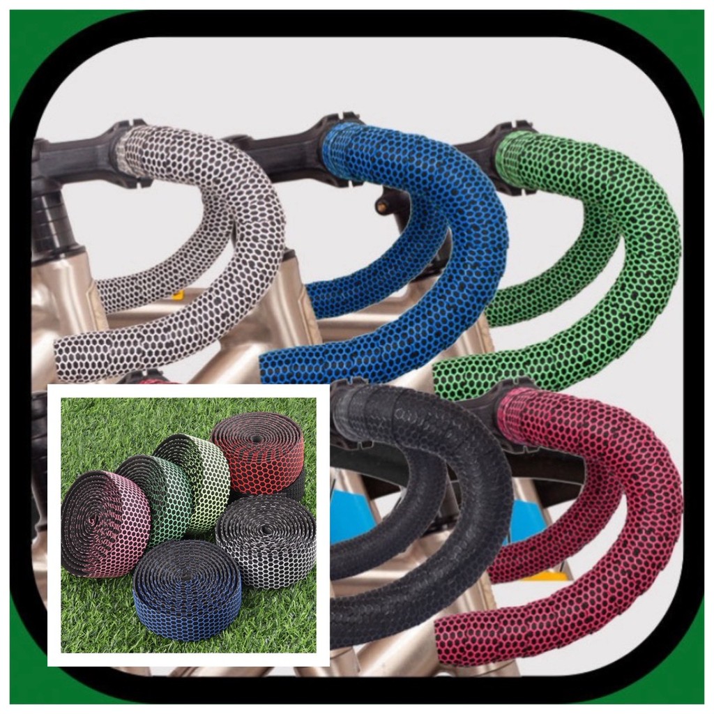 ⚡ เทป พันแฮนด์ จักรยาน ผ้าพันแฮนด์ มือจับ เสือหมอบ EVA Bar Tape กันลื่น ระบายอากาศ กระชับมือ ลดแรงสั่นสะเทือน ⚡