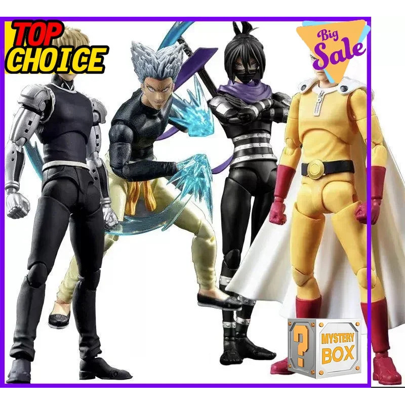 One Punch Man ไซตามะ Genos Garou Action Figure กล่องตาบอด Mystery Surprise ชุดของขวัญอะนิเมะของเล่นส