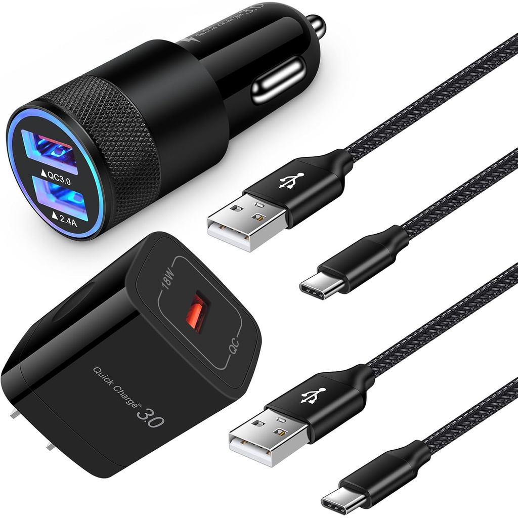 SAMSUNG Quick Charge 3.0 Fast Charger KitสําหรับSamsung Galaxy S24 A14 A54 S23 S22 S21 S20 A15 A13 Z