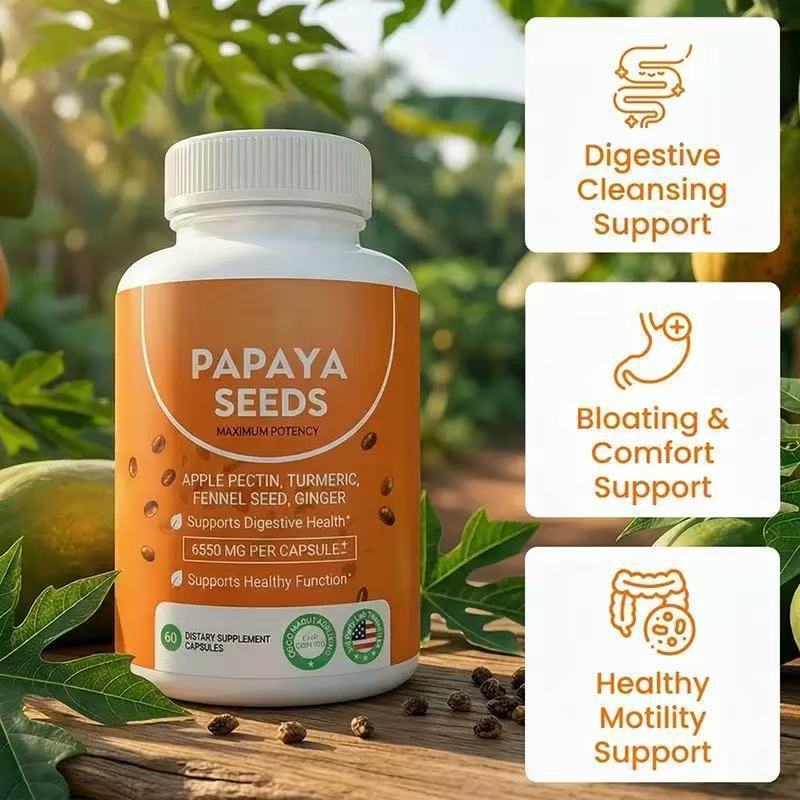 现货 木瓜籽胶囊 PAPAYA SEEDS CAPSULES 爆款支持O EMA042107280