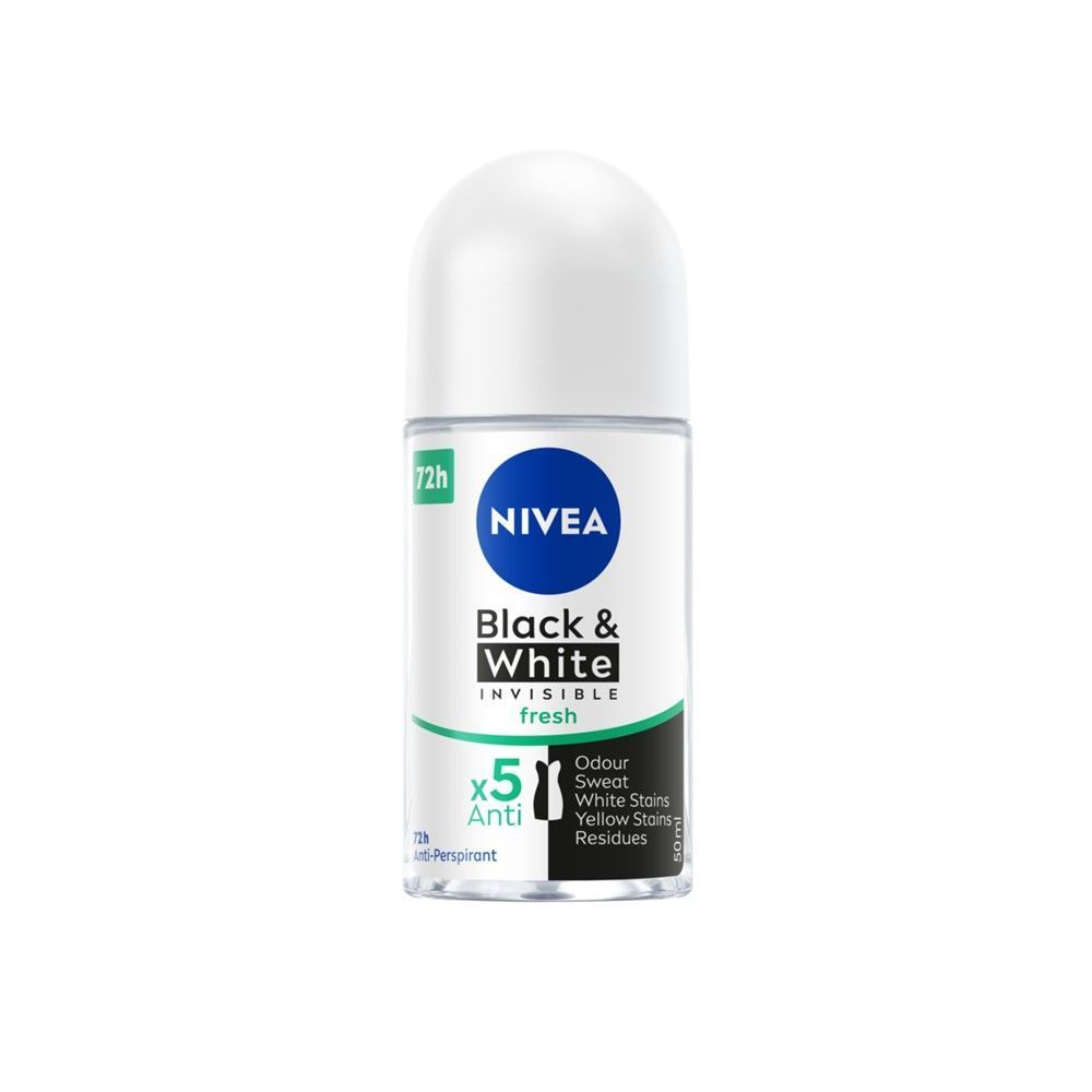 [สินค้าส่งด่วน] นีเวียฟอร์เมนโรลออนแบล็คแอนด์ไวท์ 50มลX2 NIVEA FOR MEN BLACKWHITE ROLLON 50MLX2