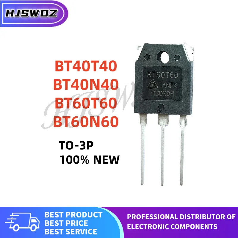 5 ชิ้น BT40T60 BT60N60 BT60T60 BT40N60 BT40T60ANNFK BT60T60ANFK TO-3P IGBT power ทรานซิสเตอร์คุณภาพด