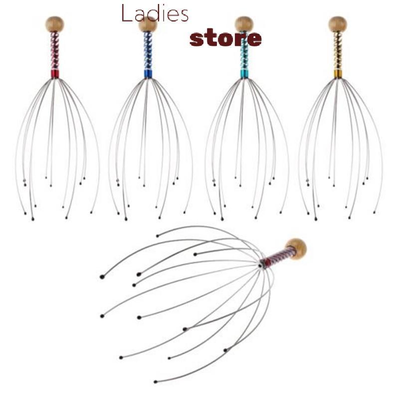 KTH FashionHead Ne Scalp Massage Massage Massage Octopus Equipment Stress Release Tool Hot