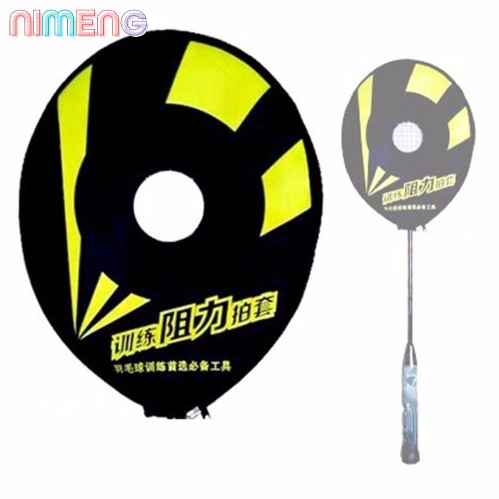 ปลอกแร็กเก็ต NiMing สีดำและสีฟ้า สำหรับไม้แบดมินตัน ออกแบบมาเพื่อความคงทนและเหมาะสมสำหรับการฝึกฝน