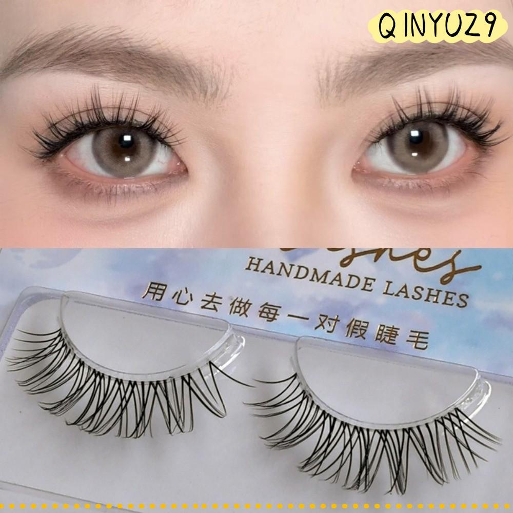 QINYUZ9QX ขนตาปลอม,ดูธรรมชาติคอสเพลย์ญี่ปุ่นมังงะ Lashes,ขนตาขยายยาว Air Mink Eyelashes สําหรับผู้หญ