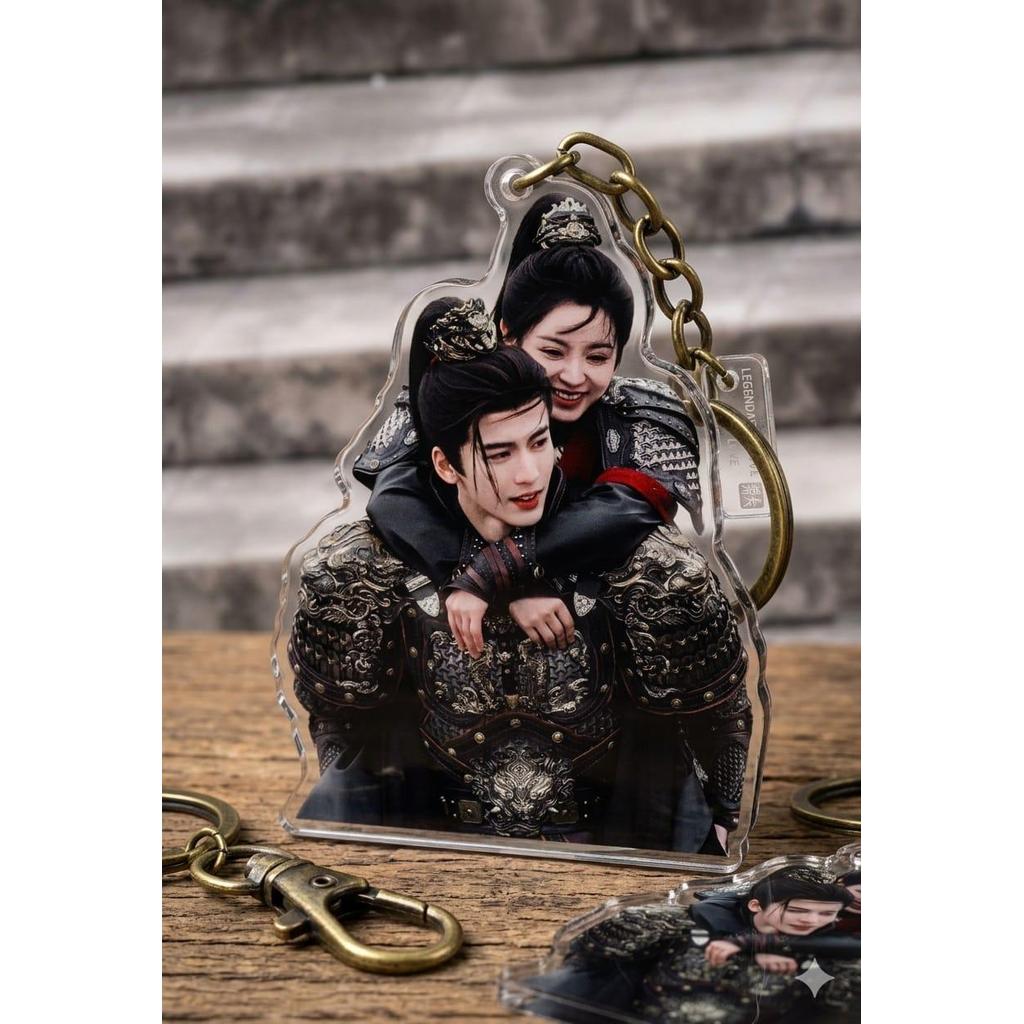 GANTUNGAN Ready พวงกุญแจอะคริลิค พวงกุญแจ cdrama zhang linghe liu yuning สติ๊กเกอร์ติดตู้เย็น