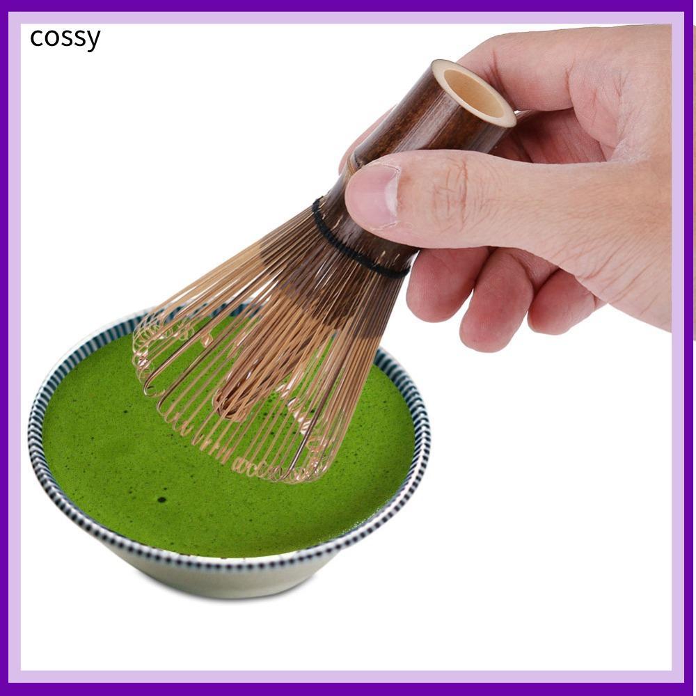 COSSY 80 PRONGs Chasen Matcha Whisk, สบายจับไม้ไผ่ไม้ไผ่ไม้ไผ่ไม้ไผ่ธรรมชาติ Chasen, แบบดั้งเดิมพรีเ