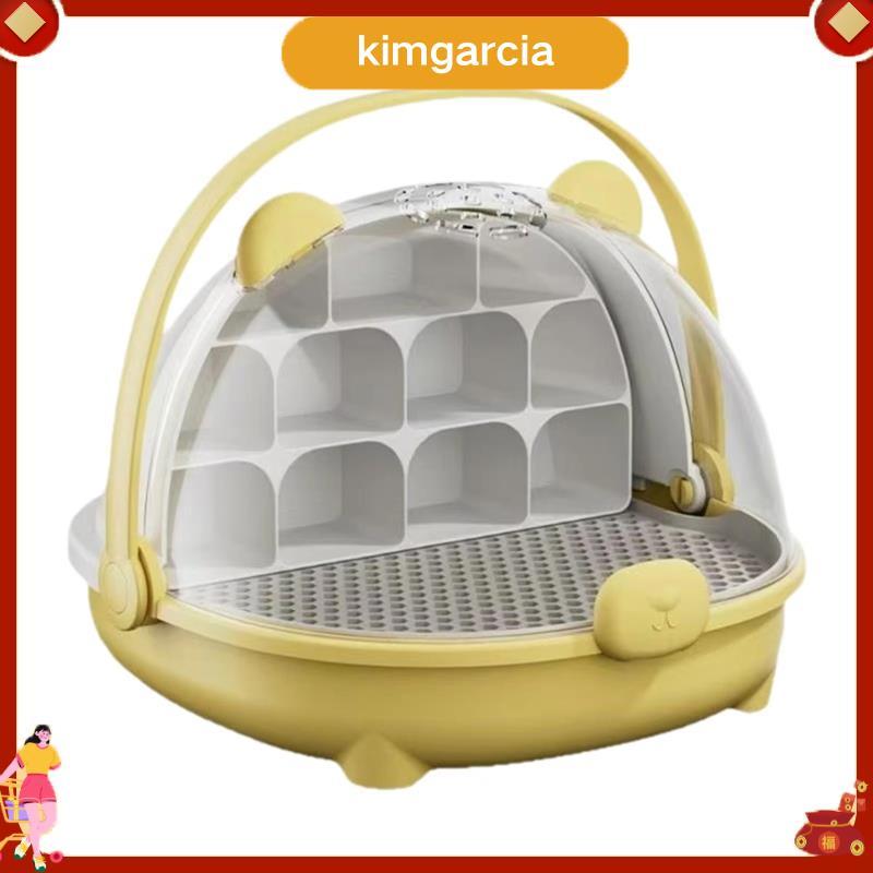 kimgarcia Silkworm Breeding Box for Silkworms Turtles Easy to Observation Portable Reptile Feeding B
