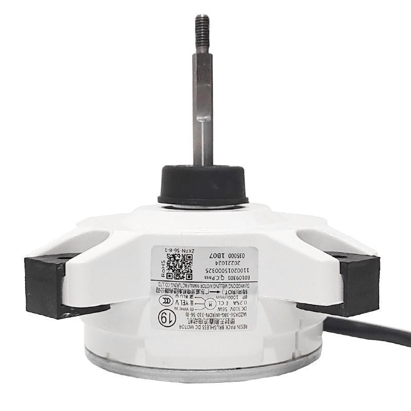 มอเตอร์ DC Inverter พัดลมคอยล์ร้อน แอร์ Midea รุ่น WZDK56-38G-W / RDN-310-56-8