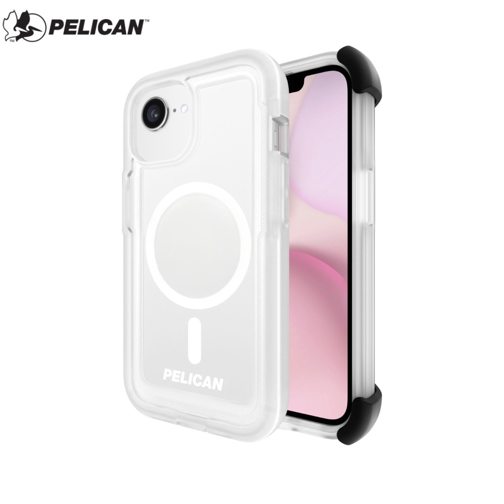 Pelican Voyager with Magnetic เคสกันกระแทก iPhone 17e/16e/15/14/13 เคสใสกันกระแทก 4 ชั้น แกร่งระดับ 