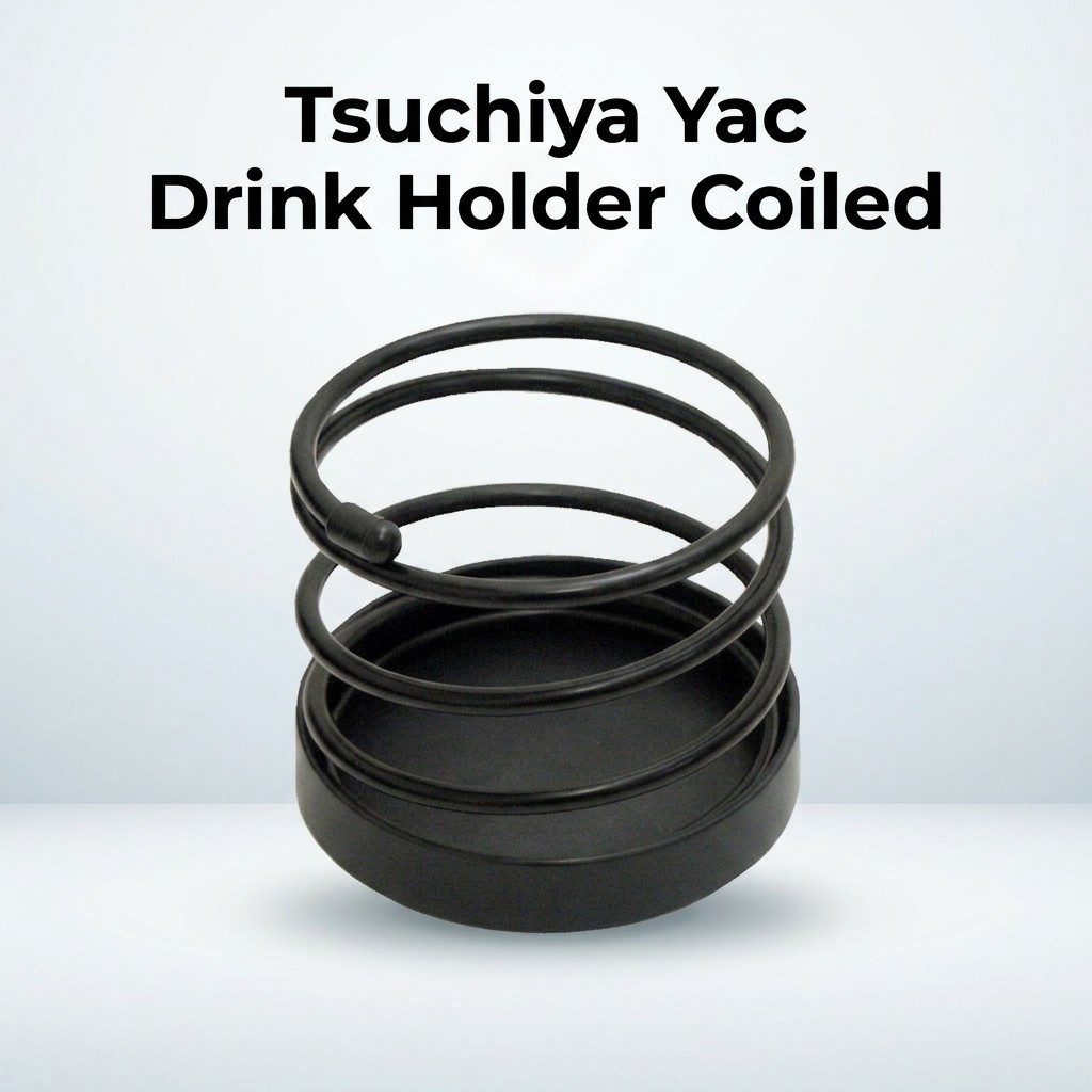 Tsuchiya Yac Drink Holder Coiled Drink 2 Black PZ-330