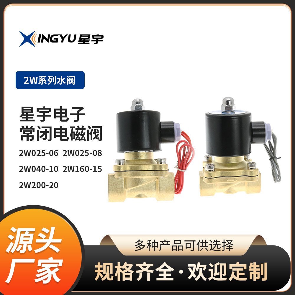 2W025-08 2W040-10 2W160-15 2W-20 น้ําระบายอากาศระบายอากาศปนเปื้อนสองตําแหน่งสองทางโซลินอยด์วาล์ว