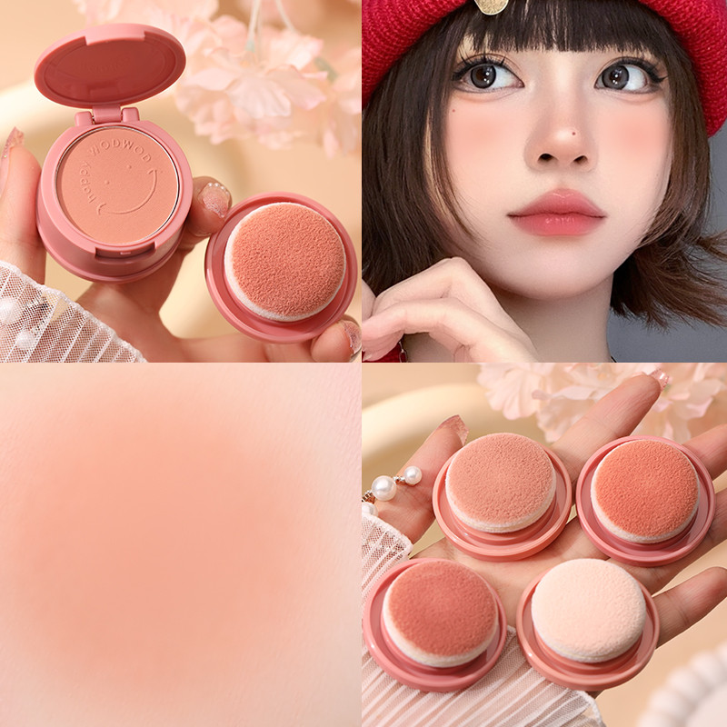 WODWOD WODWOD WODWOD Blush Palette ขยายสีพีช Pure Desire สไตล์ Matte Natural Nude แต่งหน้า Vitality 
